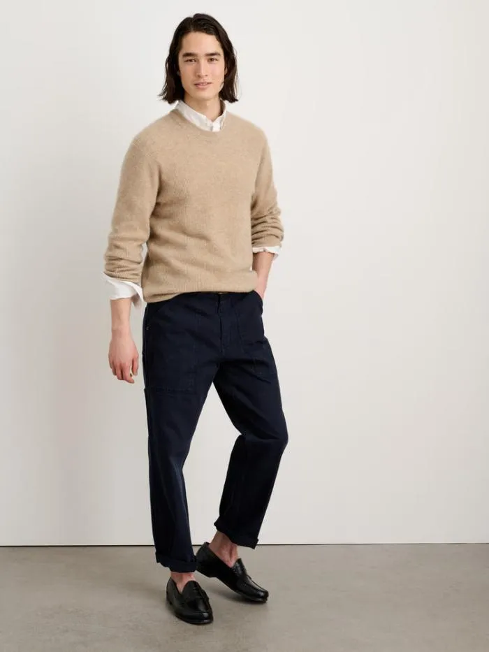 Alex Mill Sweaters Sweatshirts Jordan Sweater In Lightweight Cashmere Stone 8211 Men