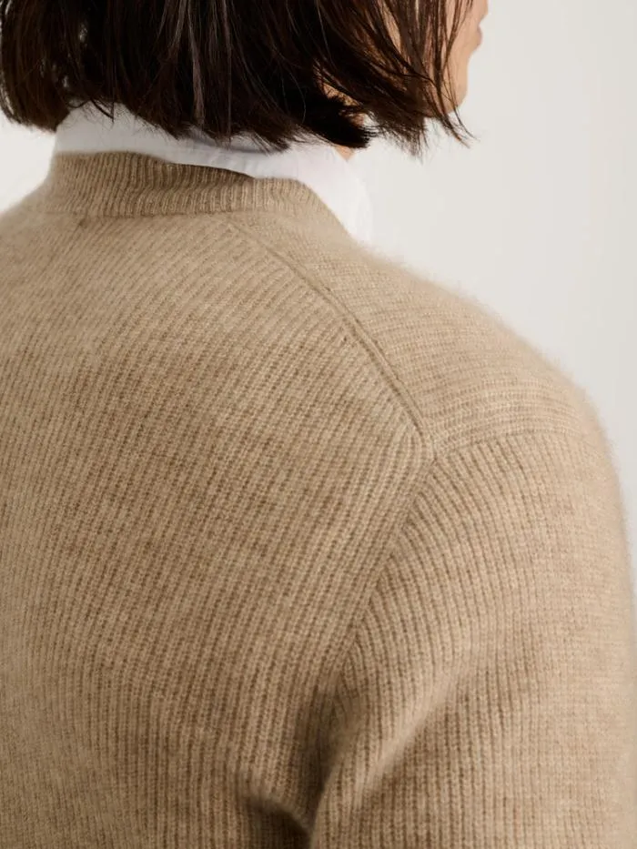 Alex Mill Sweaters Sweatshirts Jordan Sweater In Lightweight Cashmere Stone 8211 Men