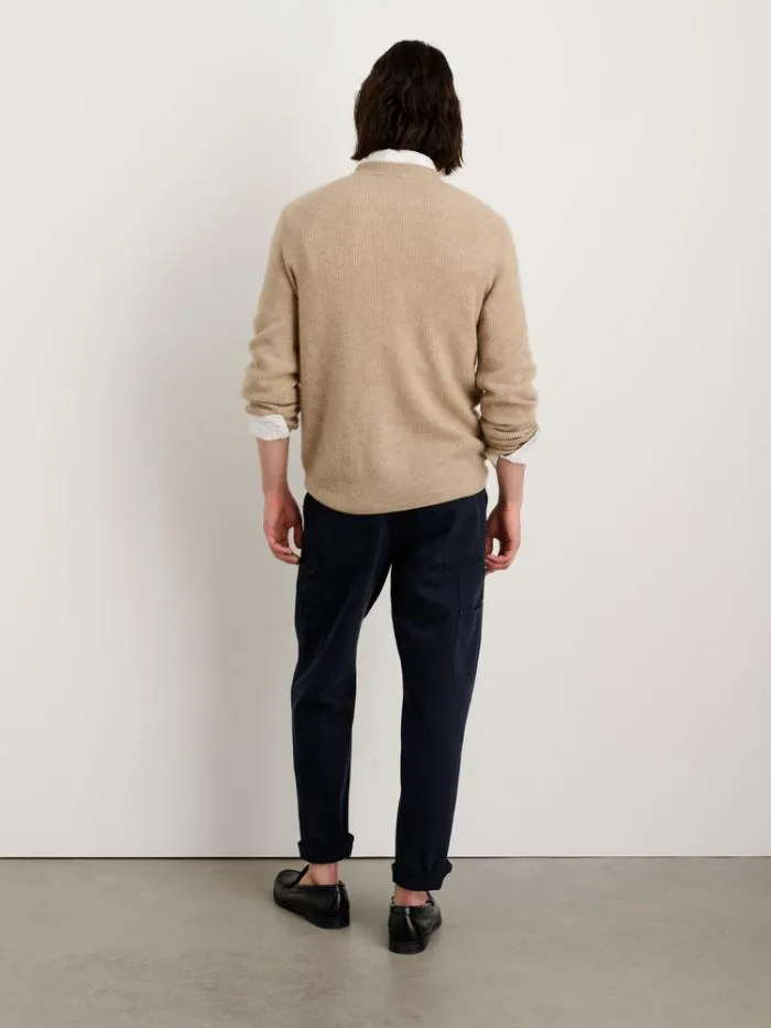 Alex Mill Sweaters Sweatshirts Jordan Sweater In Lightweight Cashmere Stone 8211 Men