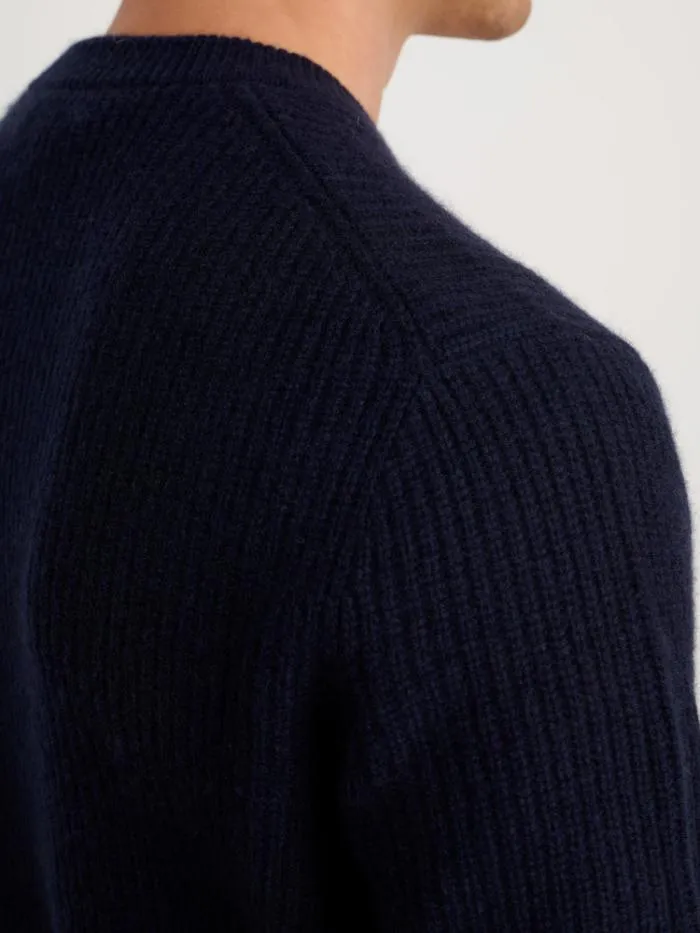 Alex Mill Sweaters Sweatshirts Jordan Sweater In Washed Cashmere Navy 8211 Men