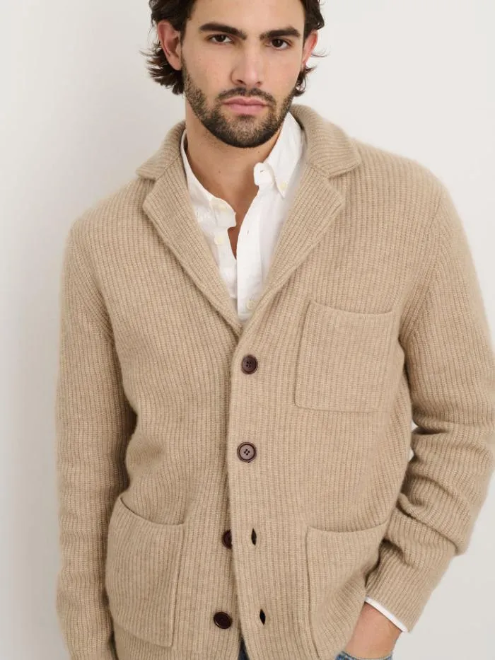 Alex Mill Sweaters Sweatshirts Mitchell Cardigan In Washed Cashmere Oatmeal 8211 Men