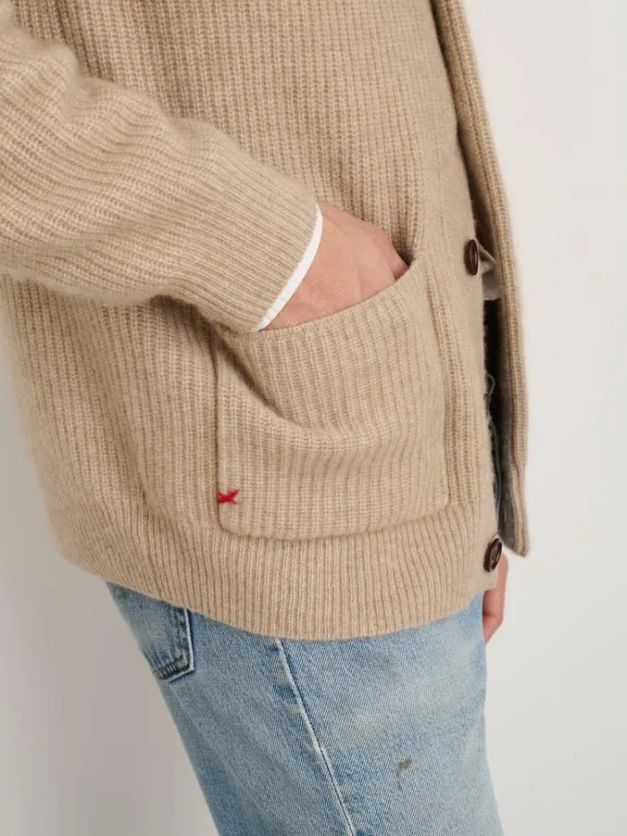 Alex Mill Sweaters Sweatshirts Mitchell Cardigan In Washed Cashmere Oatmeal 8211 Men