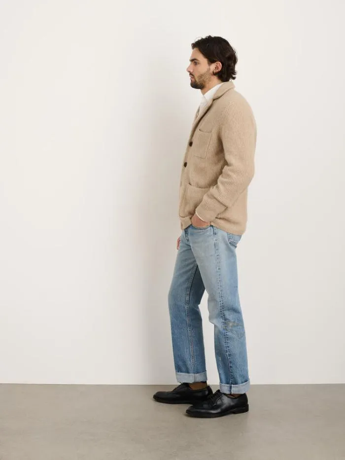 Alex Mill Sweaters Sweatshirts Mitchell Cardigan In Washed Cashmere Oatmeal 8211 Men