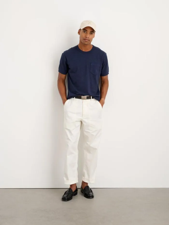 Alex Mill Tees Polos Standard Pocket Tee In Slub Cotton Navy 8211 Men