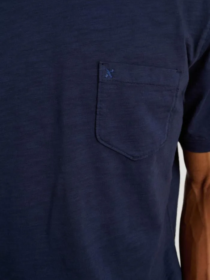 Alex Mill Tees Polos Standard Pocket Tee In Slub Cotton Navy 8211 Men