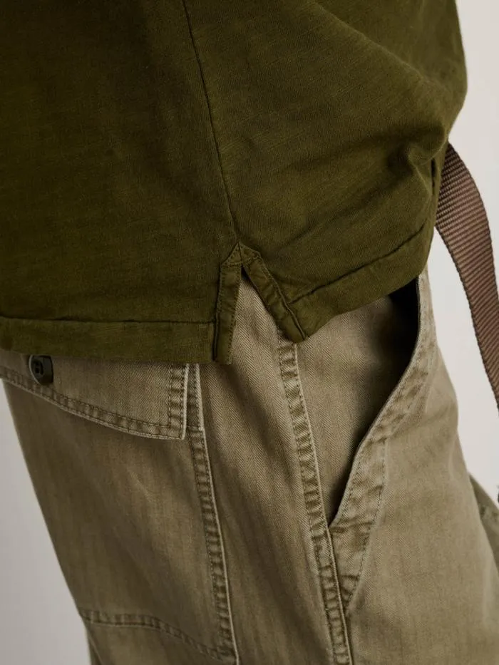 Alex Mill Tees Polos Standard Slub Cotton Polo Deep Olive 8211 Men