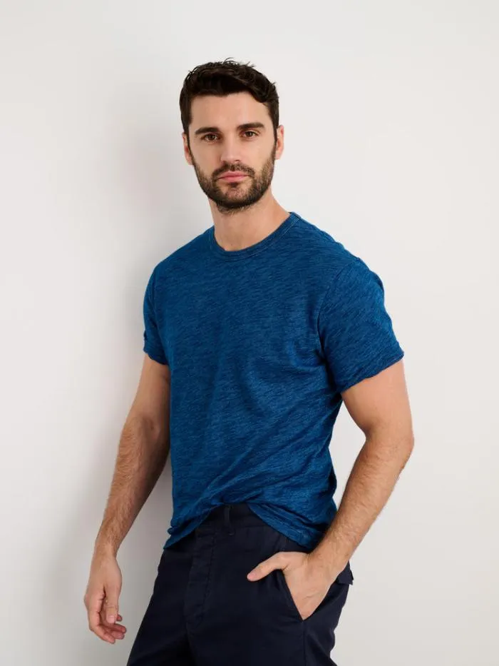 Alex Mill Tees Polos Standard Tee In Indigo Slub Cotton 8211 Men