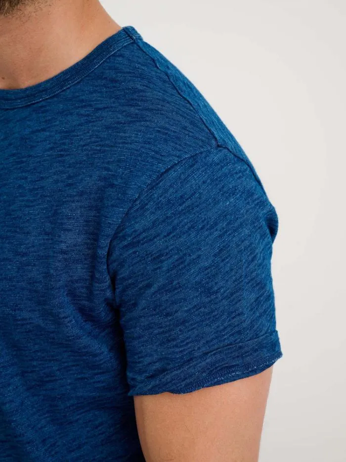 Alex Mill Tees Polos Standard Tee In Indigo Slub Cotton 8211 Men