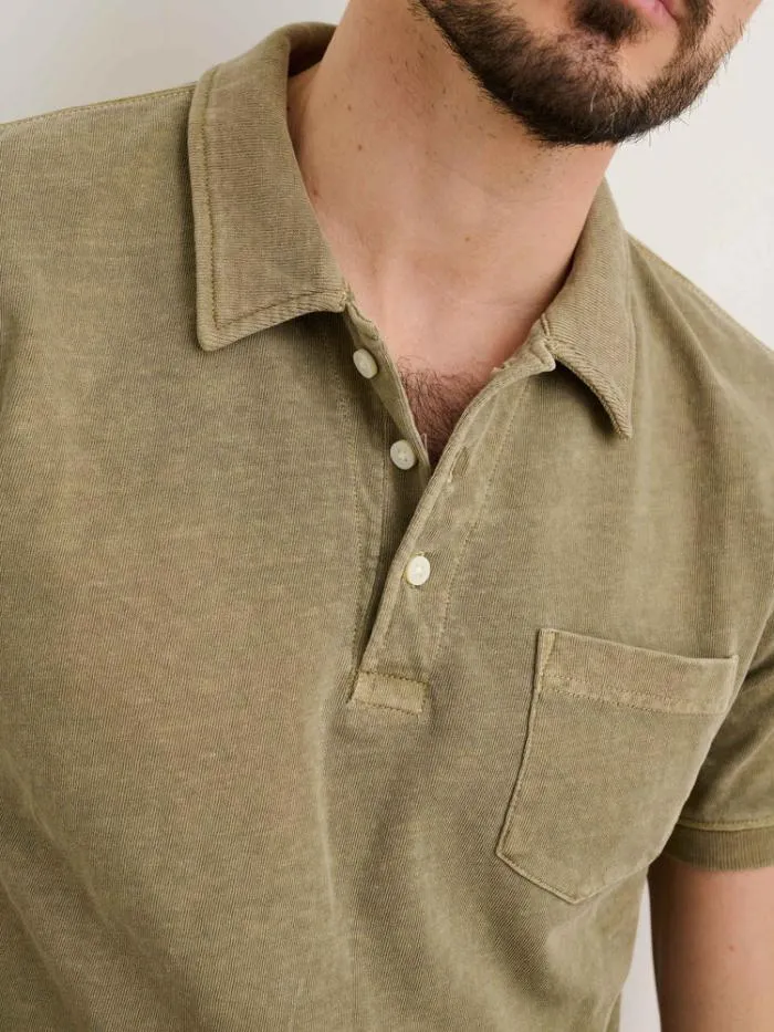Alex Mill Tees Polos Vintage Wash Polo Bay Leaf 8211 Men