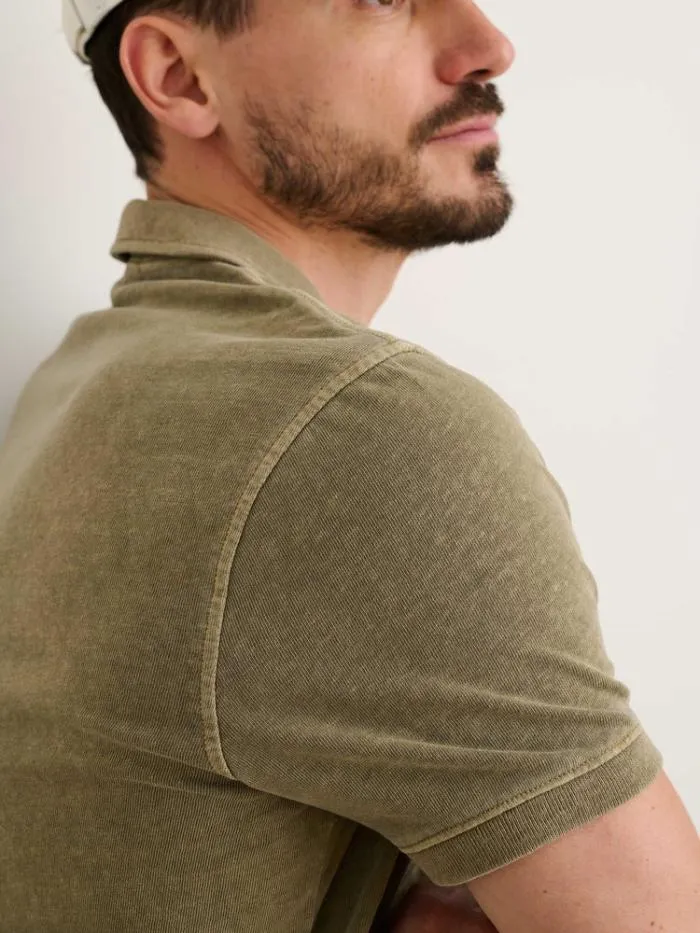 Alex Mill Tees Polos Vintage Wash Polo Bay Leaf 8211 Men