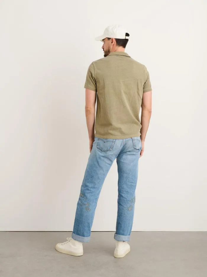 Alex Mill Tees Polos Vintage Wash Polo Bay Leaf 8211 Men
