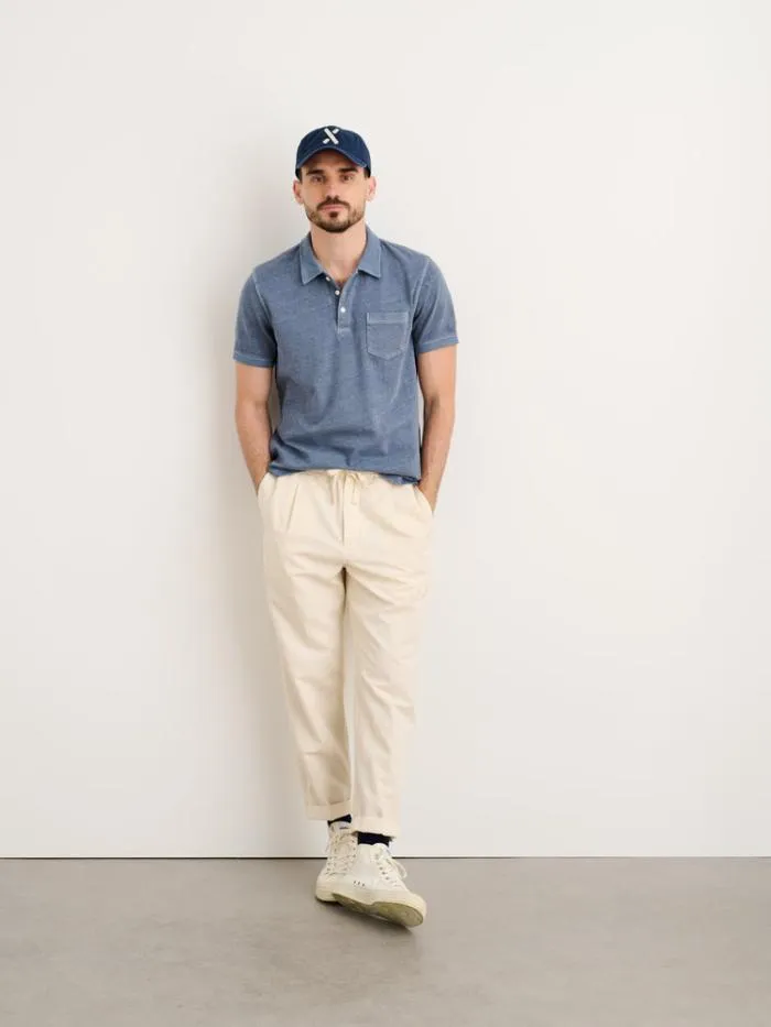 Alex Mill Tees Polos Vintage Wash Polo Faded Blue 8211 Men