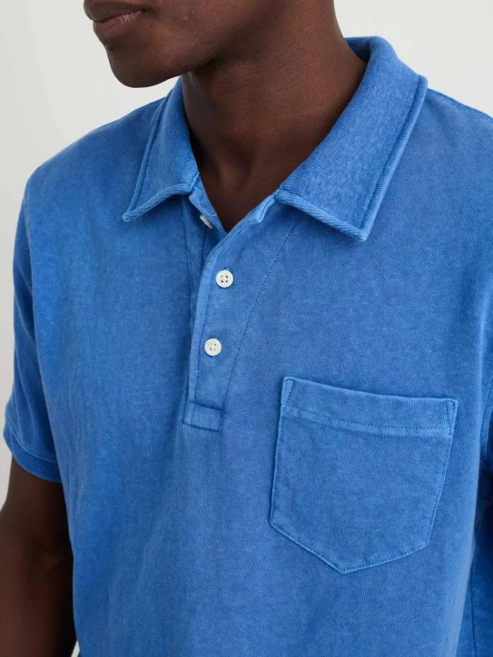 Alex Mill Tees Polos Vintage Wash Polo Washed Cobalt 8211 Men