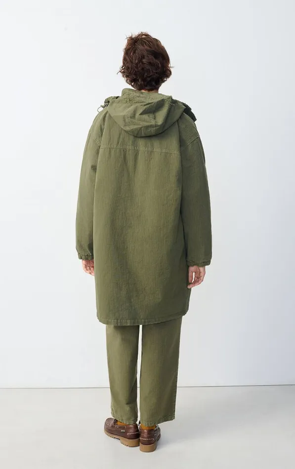 American Vintage Coats and Puffer Coats Women Parka Rygybay Khaki American Vintage Coats and Puffer Coats Women Parka Rygybay Khaki