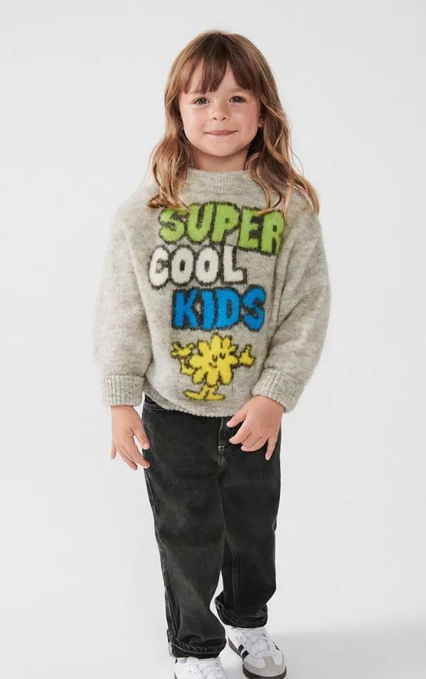American Vintage Jeans Kids Straight Jeans Yopday Black Vintage