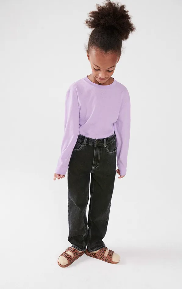 American Vintage Jeans Kids Straight Jeans Yopday Black Vintage