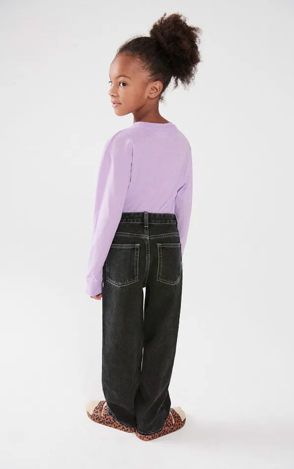 American Vintage Jeans Kids Straight Jeans Yopday Black Vintage