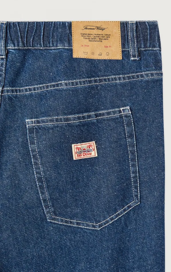 American Vintage Jeans Men Jeans Globay Medium Blue American Vintage Jeans Men Jeans Globay Medium Blue