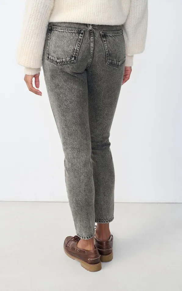 American Vintage Jeans Women Fitted Jeans Yopday Salt And Pepper