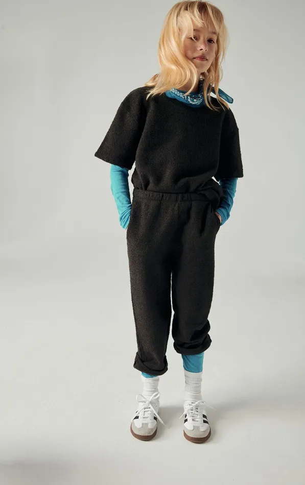 American Vintage Joggers Kids Joggers Bobypark Melange Charcoal