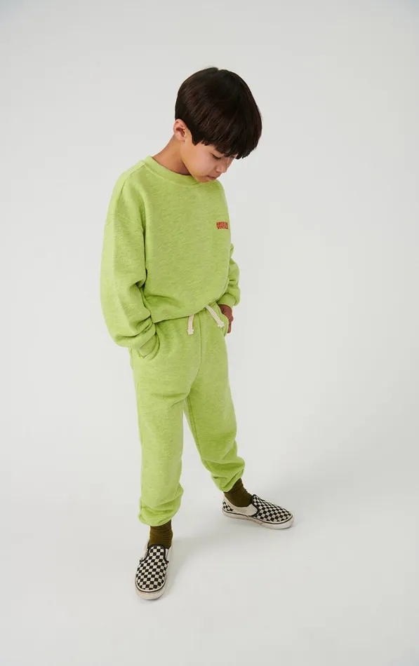 American Vintage Joggers Kids Joggers Doven Overdyed Fluorescent Yellow