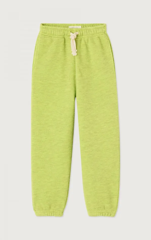 American Vintage Joggers Kids Joggers Doven Overdyed Fluorescent Yellow American Vintage Joggers Kids Joggers Doven Overdyed Fluorescent Yellow