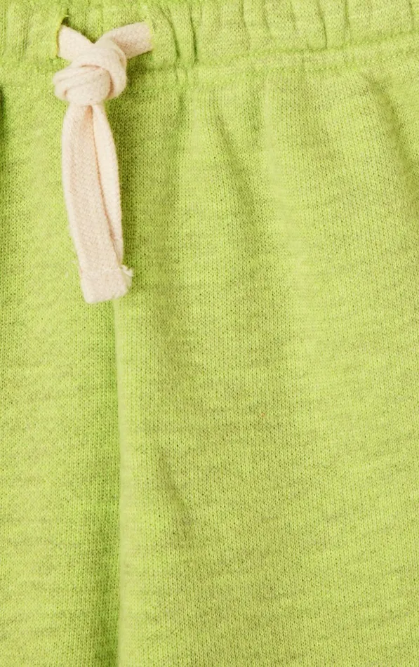 American Vintage Joggers Kids Joggers Doven Overdyed Fluorescent Yellow American Vintage Joggers Kids Joggers Doven Overdyed Fluorescent Yellow