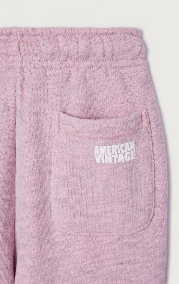American Vintage Joggers Kids Joggers Doven Overdyed Satin American Vintage Joggers Kids Joggers Doven Overdyed Satin