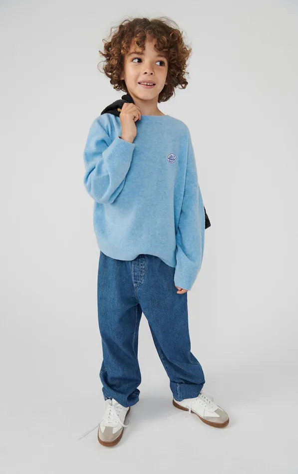 American Vintage Jumpers and Cardigans Kids Jumper Raxow Melange Sky