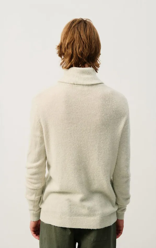 American Vintage Jumpers and Cardigans Men Jumper Falyday Melange Biscuit American Vintage Jumpers and Cardigans Men Jumper Falyday Melange Biscuit