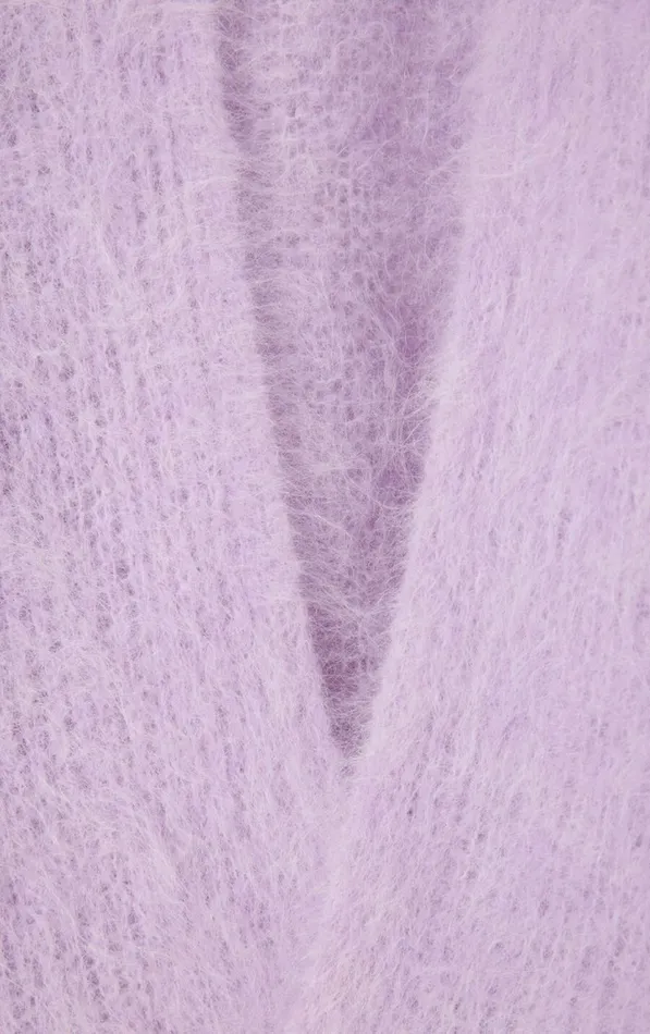 American Vintage Jumpers and Cardigans Women Cardigan Bymi Lilac American Vintage Jumpers and Cardigans Women Cardigan Bymi Lilac