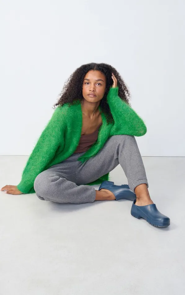 American Vintage Jumpers and Cardigans Women Cardigan Bymi Melange Clover American Vintage Jumpers and Cardigans Women Cardigan Bymi Melange Clover