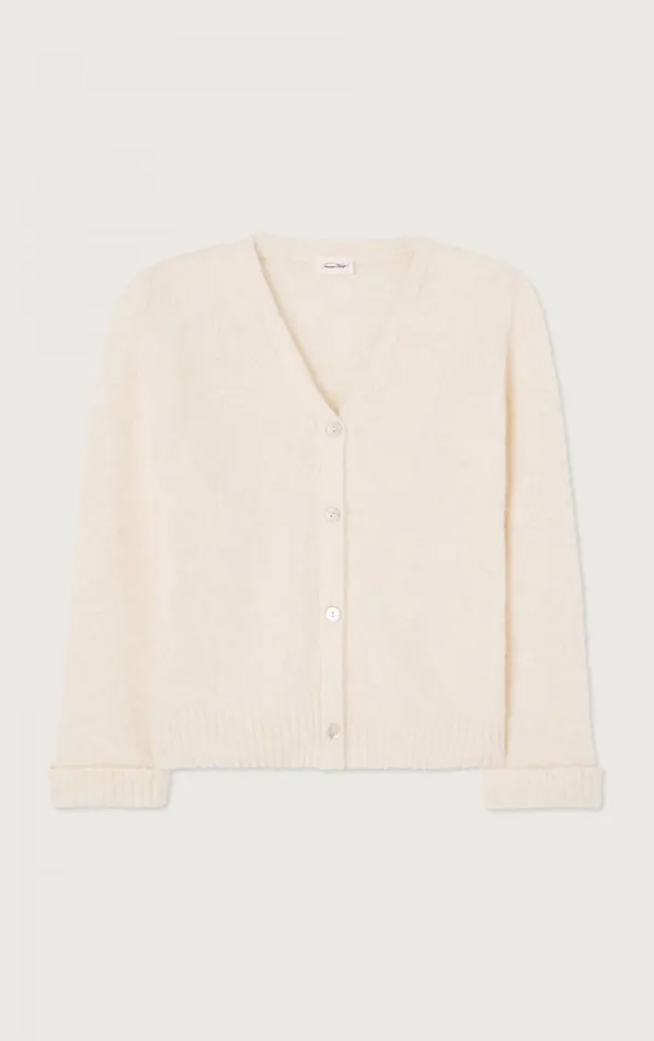 American Vintage Jumpers and Cardigans Women Cardigan East Melange Pearl