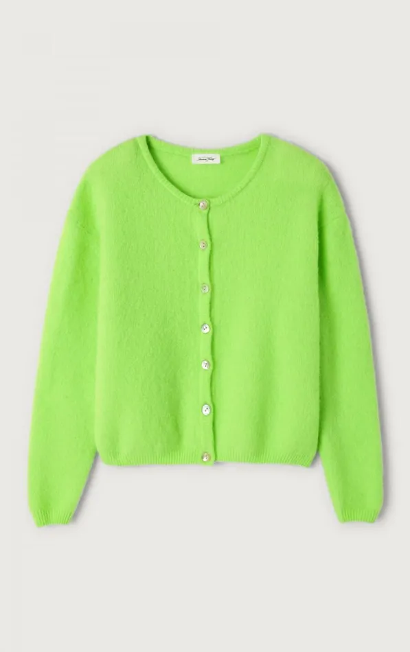 American Vintage Jumpers and Cardigans Women Cardigan Vitow Fluorescent Apple