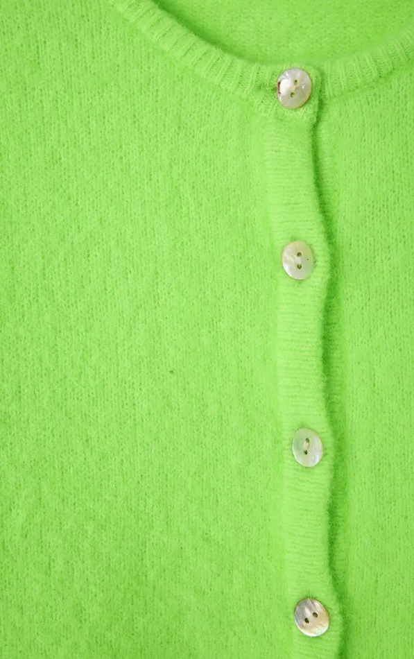 American Vintage Jumpers and Cardigans Women Cardigan Vitow Fluorescent Apple