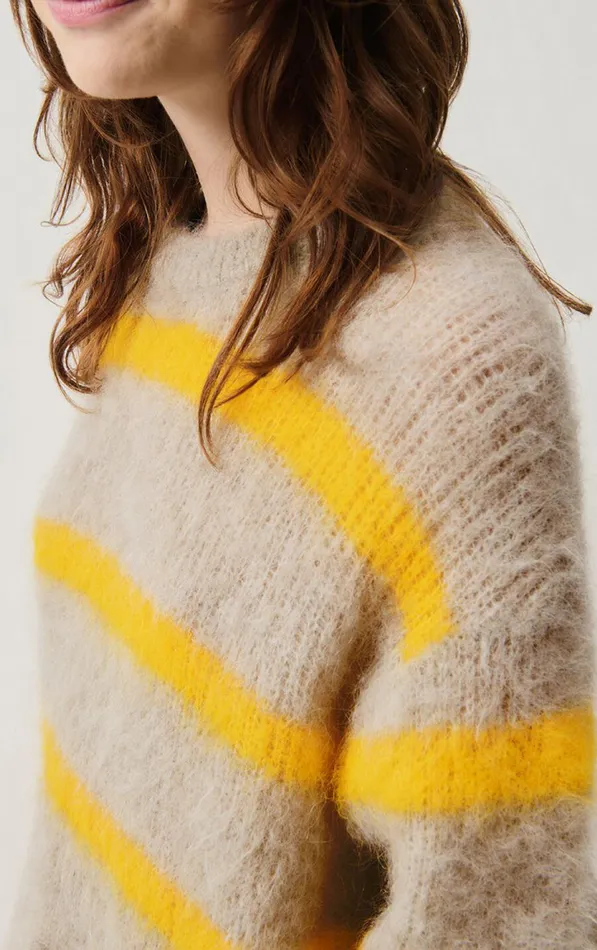 American Vintage Jumpers and Cardigans Women Jumper Bymi Misty Striped Jam