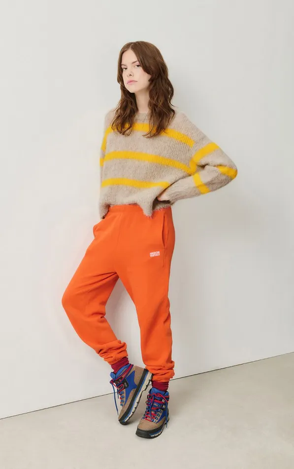 American Vintage Jumpers and Cardigans Women Jumper Bymi Misty Striped Jam