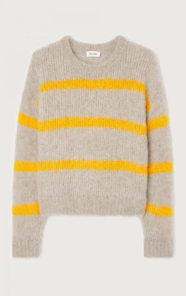 American Vintage Jumpers and Cardigans Women Jumper Bymi Misty Striped Jam