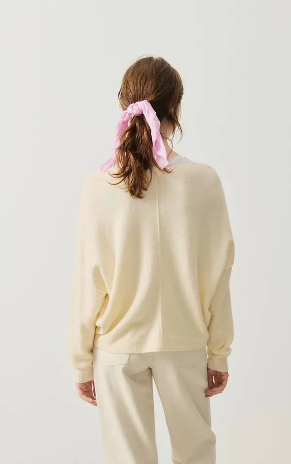 American Vintage Jumpers and Cardigans Women Jumper Damsville Melange Pannacotta