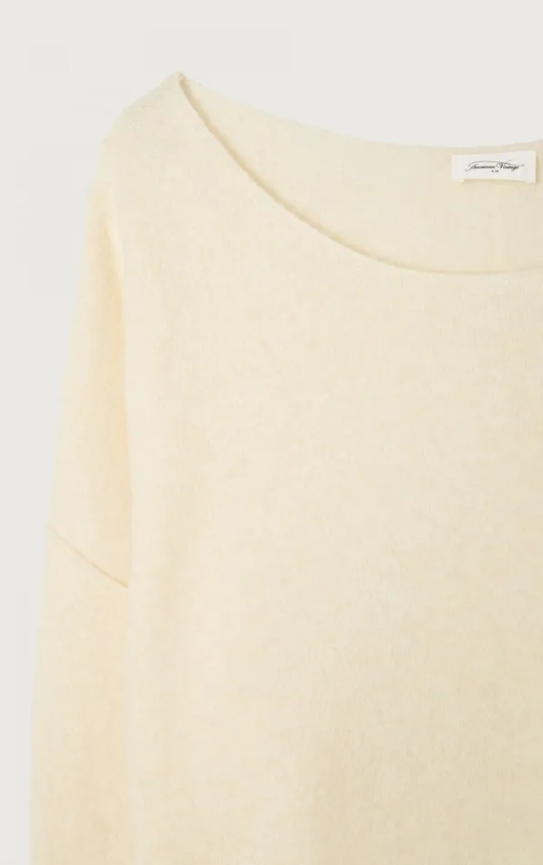 American Vintage Jumpers and Cardigans Women Jumper Damsville Melange Pannacotta