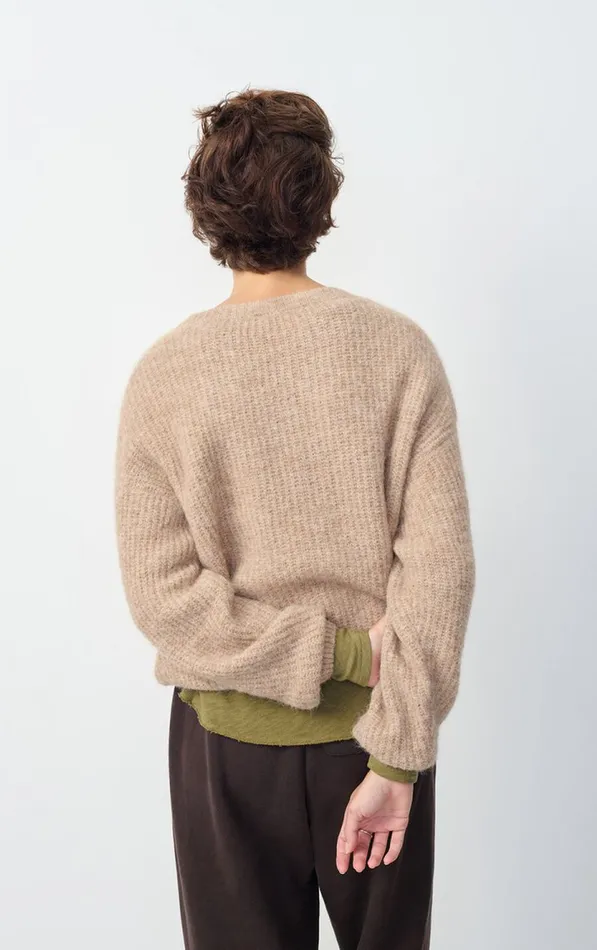 American Vintage Jumpers and Cardigans Women Jumper East Melange Beige American Vintage Jumpers and Cardigans Women Jumper East Melange Beige