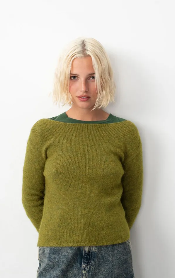American Vintage Jumpers and Cardigans Women Jumper East Melange Kiwi