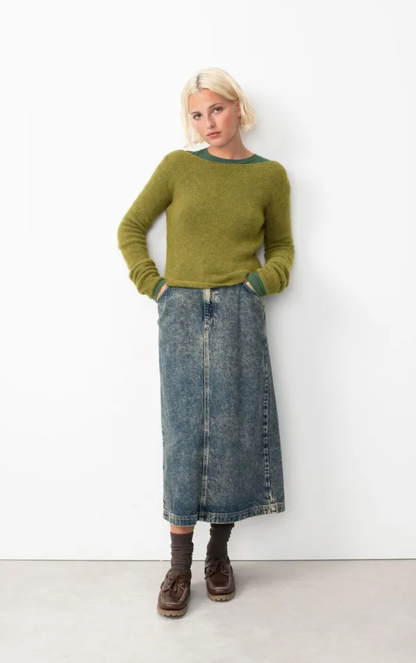 American Vintage Jumpers and Cardigans Women Jumper East Melange Kiwi
