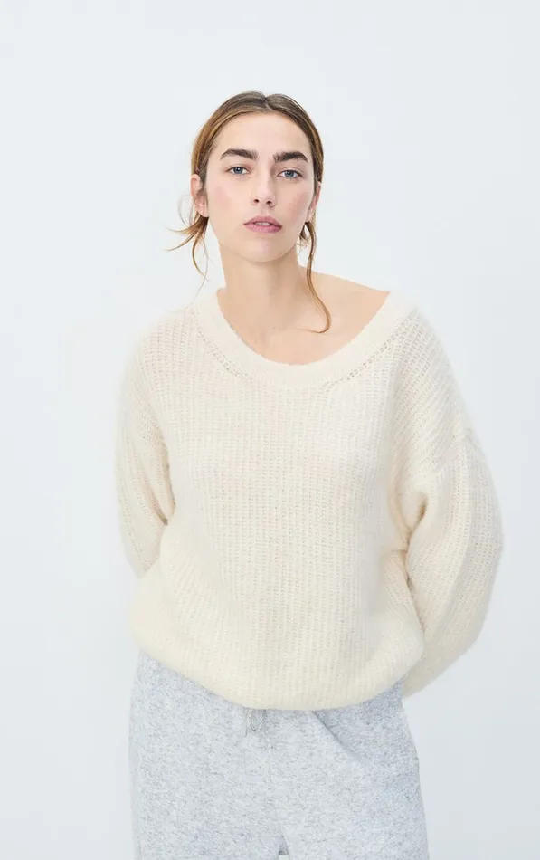 American Vintage Jumpers and Cardigans Women Jumper East Melange Pearl