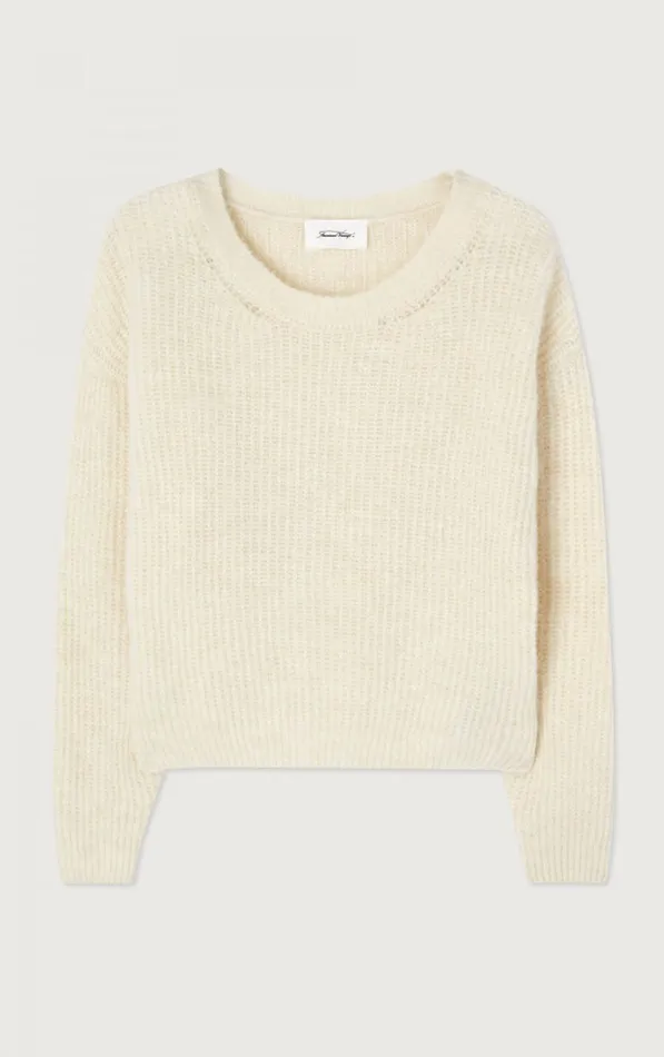 American Vintage Jumpers and Cardigans Women Jumper East Melange Pearl American Vintage Jumpers and Cardigans Women Jumper East Melange Pearl