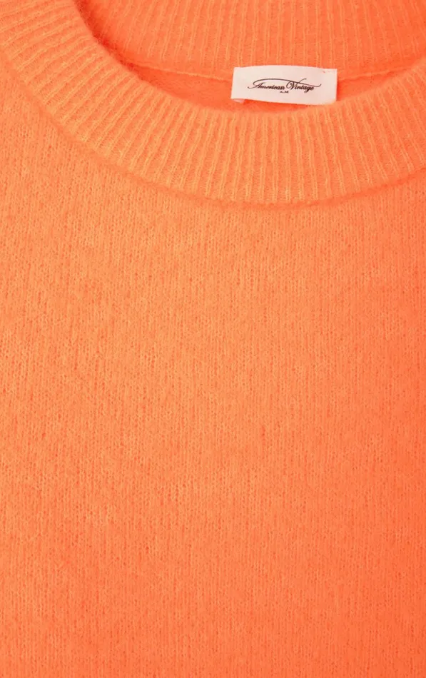 American Vintage Jumpers and Cardigans Women Jumper Vitow Fluorescent Carrot Melange