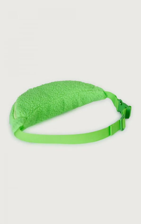American Vintage Kids Fanny Pack Hoktown Melange Fluorescent Green