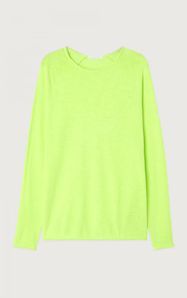 American Vintage Long Sleeve TShirts Men TShirt Sonoma Fluorescent Lemon American Vintage Long Sleeve TShirts Men TShirt Sonoma Fluorescent Lemon