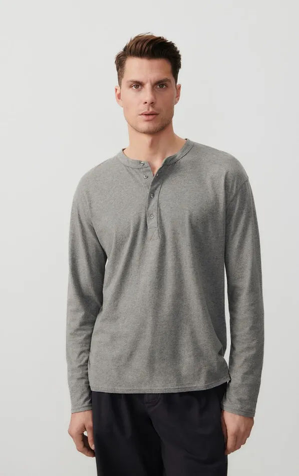 American Vintage Long Sleeve TShirts Men TShirt Vupaville Heather Grey