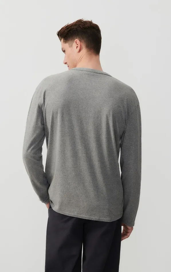 American Vintage Long Sleeve TShirts Men TShirt Vupaville Heather Grey